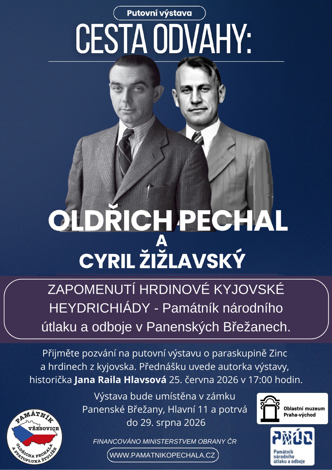 Putovní výstava v Panenských Břežanech 2026 velikost A31